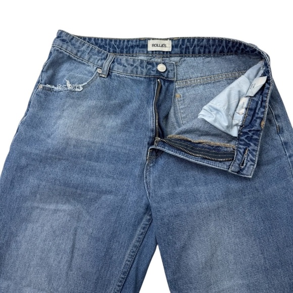 Rollas Classic Loose Fit Ripped Boyfriend Jeans - Picture 9 of 13